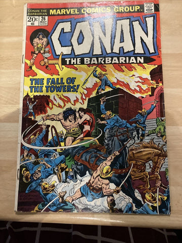 Conan The Barbarian #26 - Marvel Comics - 1973
