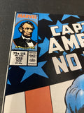 Captain America #332 - Marvel - 1987 - Key: Steve Rogers Resigns/goes Solo
