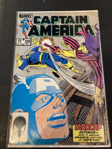 Captain America #309 - Marvel Comics - 1985