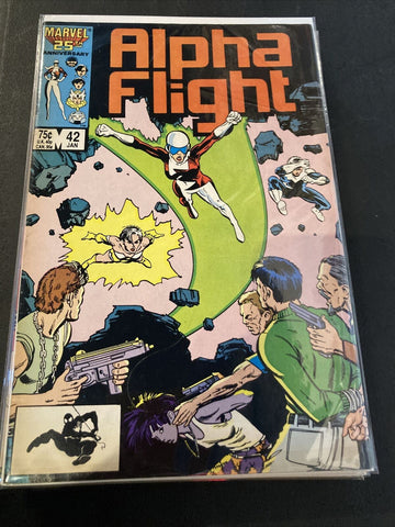 Alpha Flight #42 - Marvel Comics - 1986