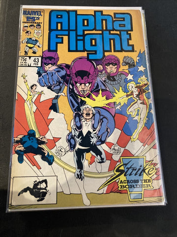 Alpha Flight #43 - Marvel Comics - 1986