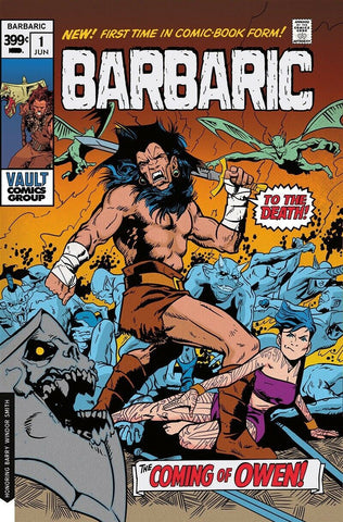 Barbaric #1 - Vault Comics - 2022 - Conan Homage Variant