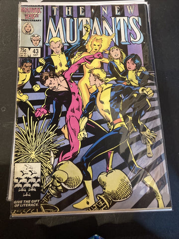 The New Mutants #43 - Marvel Comics - 1986