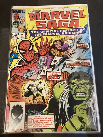 Marvel Saga #2 - Marvel Comics - 1986