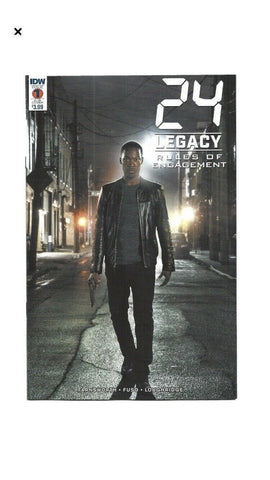 24 : Legacy Rules Of Engagement # 1 - IDW- Sub Cover - 2017 NM