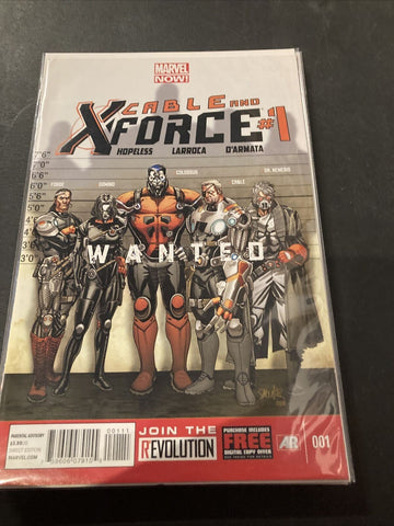 Cable And X-Force #1 - Marvel Comics - 2012