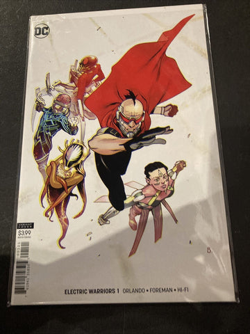 Electric Warriors #1 - DC Comics - Variant Cover