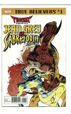 True Believers: Phoenix Presents Jean Grey vs Sabretooth #1 - Marvel Comics - 2018
