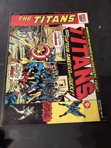 The Titans #6 - Marvel Comics / British - 1975