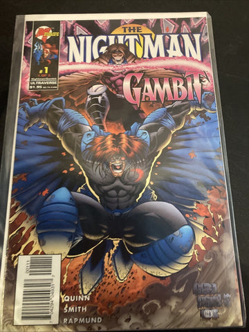 Nightman/Gambit #1 - Malibu Comics - 1996