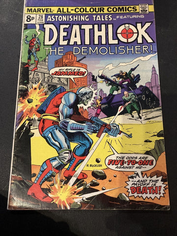 Astonishing Tales #28 - Marvel Comics - Deathlok - 1975