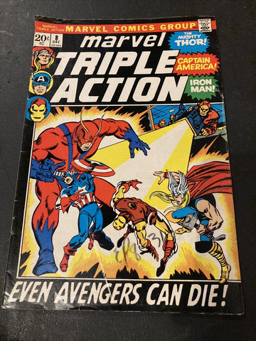Marvel Triple Action #8 - Marvel Comics - 1972