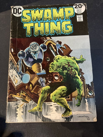 Swamp Thing #6 - DC Comics - 1973 - Back Issue