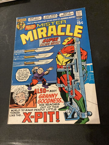 Mister Miracle #2 - DC Comics - 1971 - 1st App. Granny Goodness
