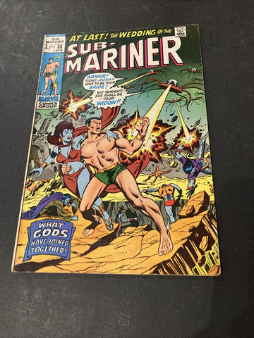 Sub- Mariner #36  - Marvel Comics - 1971