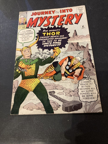 Journey Into Mystery #92 - Marvel Comics - 1963
