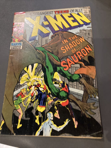 The X-Men #60 - 1st App Of Sauron - Marvel Comics - 1969 - Back Issue