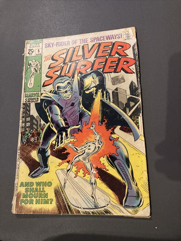 The Silver Surfer #5 - Marvel Comics - 1969