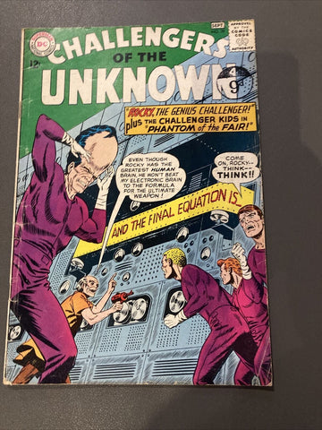 Challengers Of The Unknown #39 - DC Comics - 1964