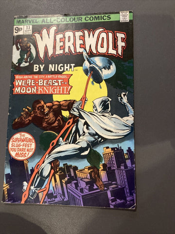 Werewolf By Night #33 -  Marvel Comics - 1975 - 2nd App Moon Knight