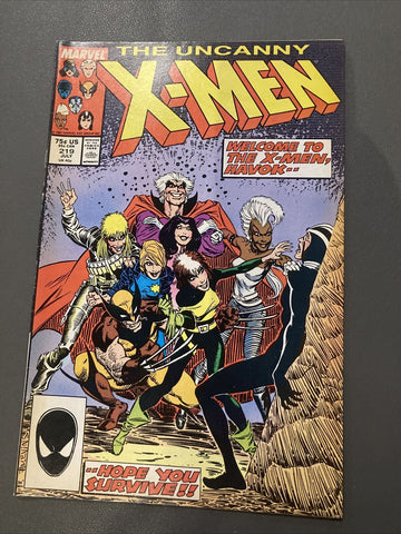 Uncanny X-Men #219 - Marvel Comics - 1987