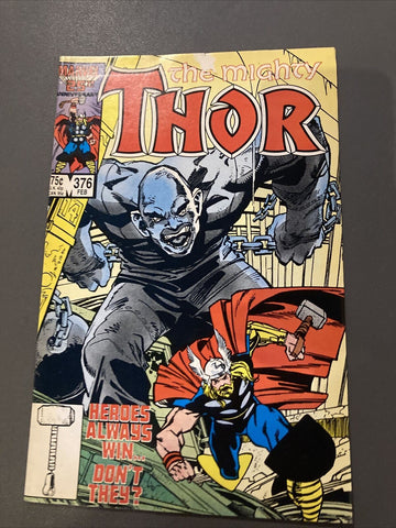 Mighty Thor #376 - Marvel Comics 1987