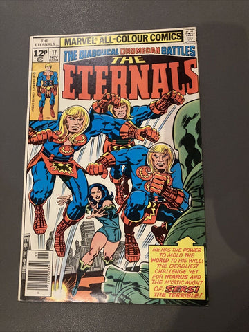 The Eternals #17 - Marvel comics - 1977 - Pence Copy