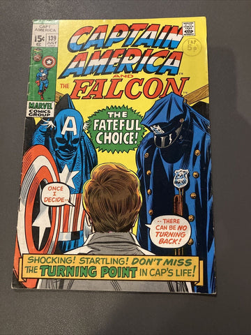 Captain America #139 - Marvel comics - 1971 - Back Issue