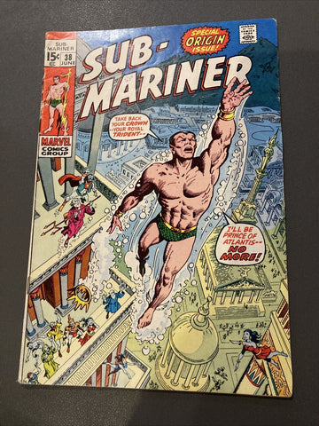Sub-Mariner #38 - Marvel Comics - 1971