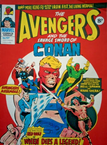 The Avengers #127 - Marvel Comics / British - 1976 - Vintage