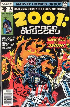 2001: A Space Odyssey #4 - Marvel Comics - 1977 - Pence Copy