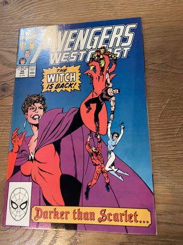 Avengers West Coast #56 - Marvel Comics - 1990