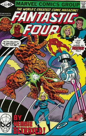 Fantastic Four #217 - Marvel Comics - 1979