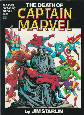 The Death Of Captain Marvel - Graphic Novel - Marvel Comics - 6th Printing
