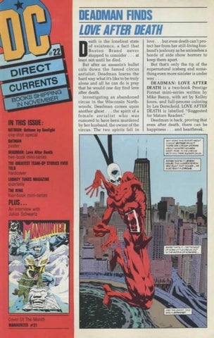 DC Direct Currents #22 - DC Comics - 1989