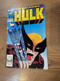 Incredible Hulk #340 - Marvel Comics - 1988 - Macfarlane Wolverine Cover