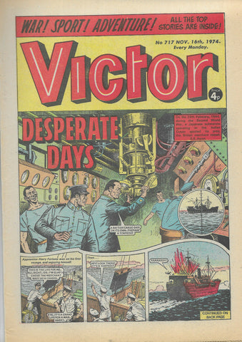 Victor Comic #717 - British Comic - 16th Nov. 1974