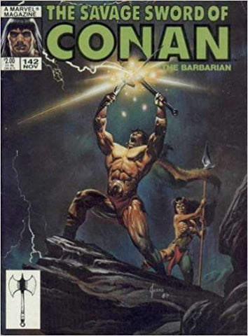 Conan The Barbarian Magazine #142 - Marvel Comics - 1987