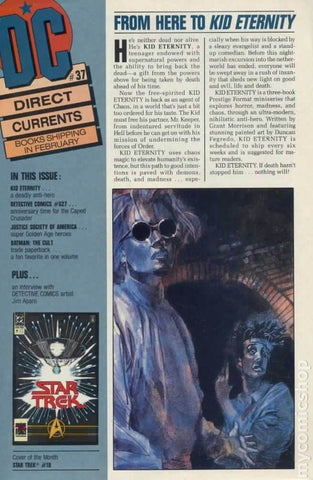 DC Direct Currents #37 - DC Comics - 1991