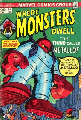 Where Monsters Dwell #26 - Marvel Comics - 1973