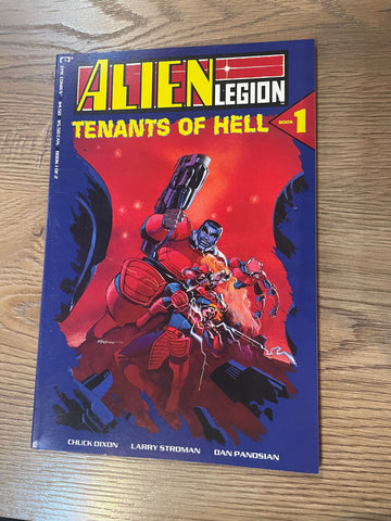 Alien Legion Tenants of Hell Book 1 and 2 - Epic Comics - 1991