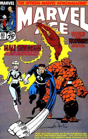 Marvel Age #80 - Marvel Comics - 1989