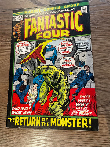 Fantastic Four #124 - Marvel Comics - 1972