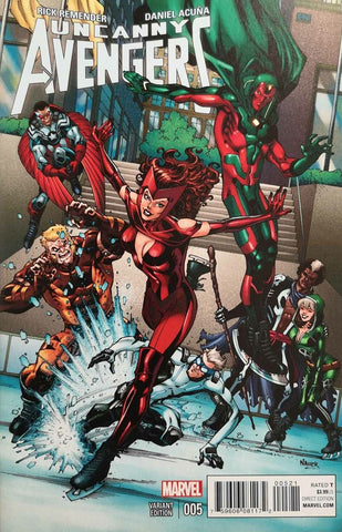Uncanny Avengers #5 - Marvel Comics - 2015 - Variant Cover