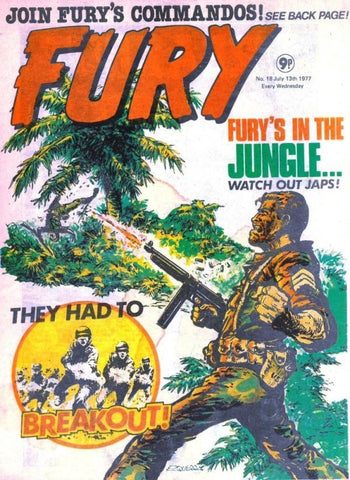 Fury #18 - British Comic - July 13th 1977