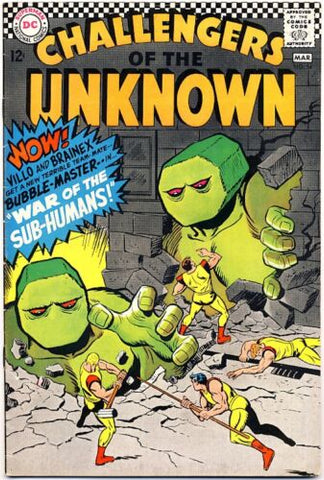 Challengers of the Unknown #54  - DC Comics - 1967