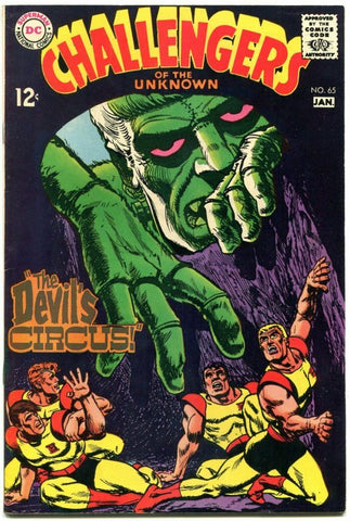 Challengers of the Unknown #65 - DC Comics - 1969