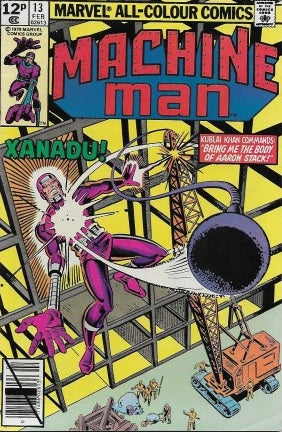 Machine Man #13 - Marvel Comics - 1979 - Pence Copy