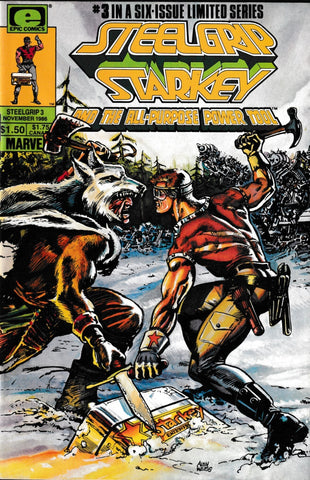Steelgrip Starkey #3 (of 6) - Epic Comics - 1986