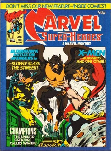 Marvel Super-Heroes Monthly #374 - British Comic - Marvel Comics - 1981